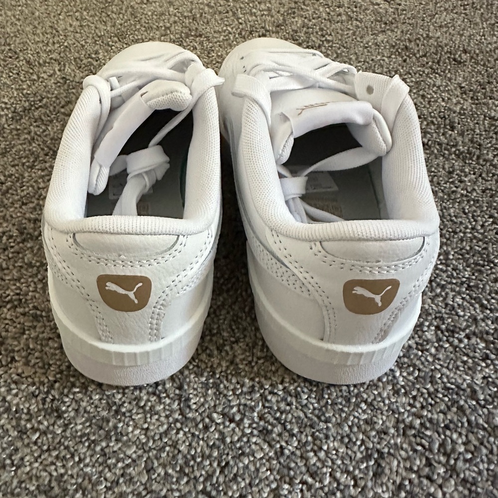 Puma Women's Sneakers Jada SC Better White Team Gold Size 6 - Just Tried On - Picture 5 of 8